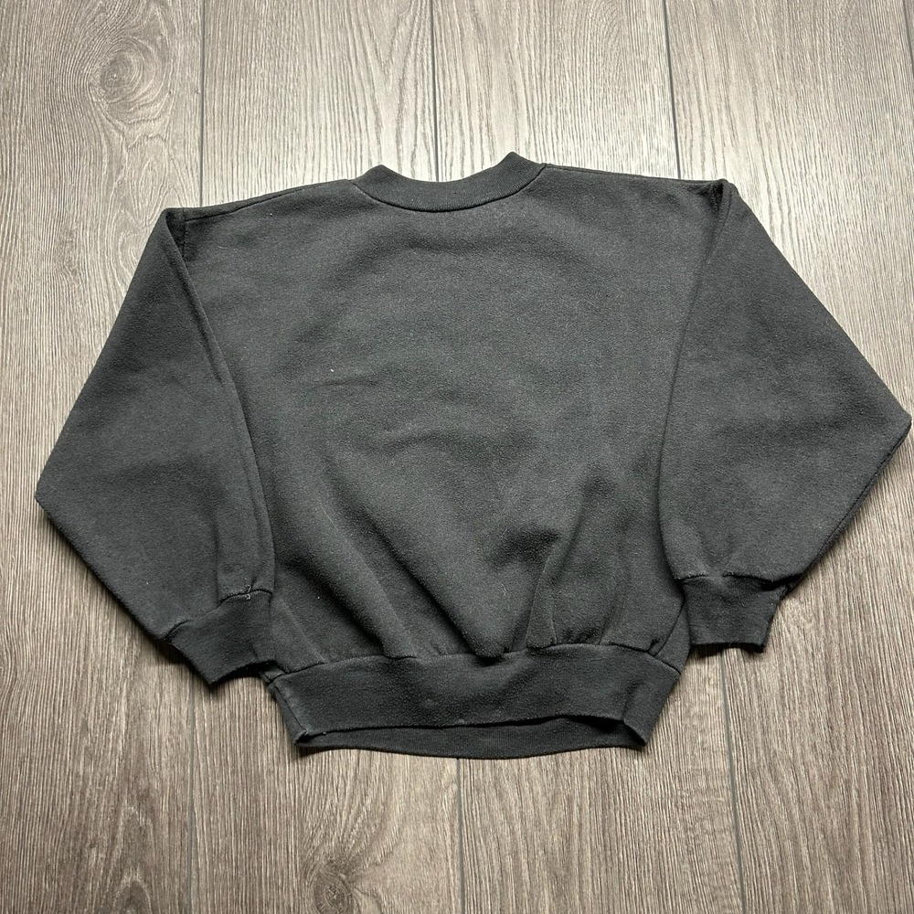 Vintage 1991 The Flash DC Comics Sweatshirt Kids Small Black Novel Teez 90s - Picture 4 of 8